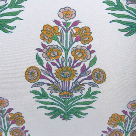 Smith & Quinn maxi dress floral Sz S white/pink/green - Picture 8 of 12